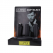 Clipper - Metal Vuursteen aansteker - Matt Zwart - Display + Giftbox (12-stuks)